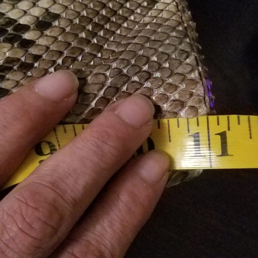 Judith Leiber Python Brown Frame Cocktail Bag W/E… - image 4